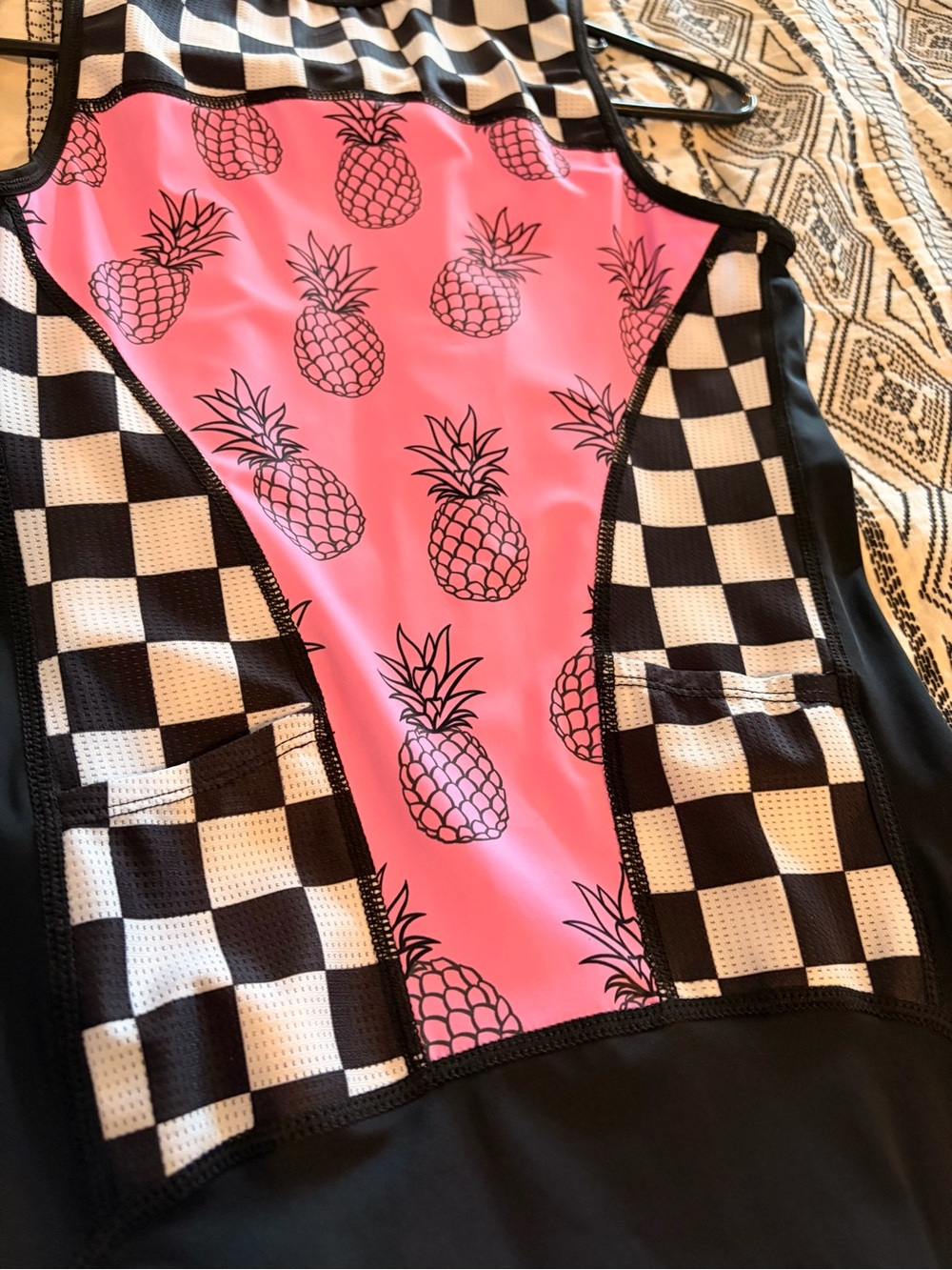 Pineapple checkerboard tri suit - Picture 4 of 5